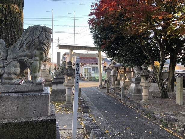 三重県桑名秋葉神社　狛犬