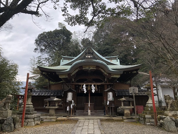 粟田神社　社殿