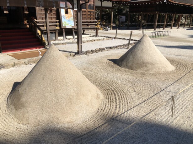 上賀茂神社　立砂
